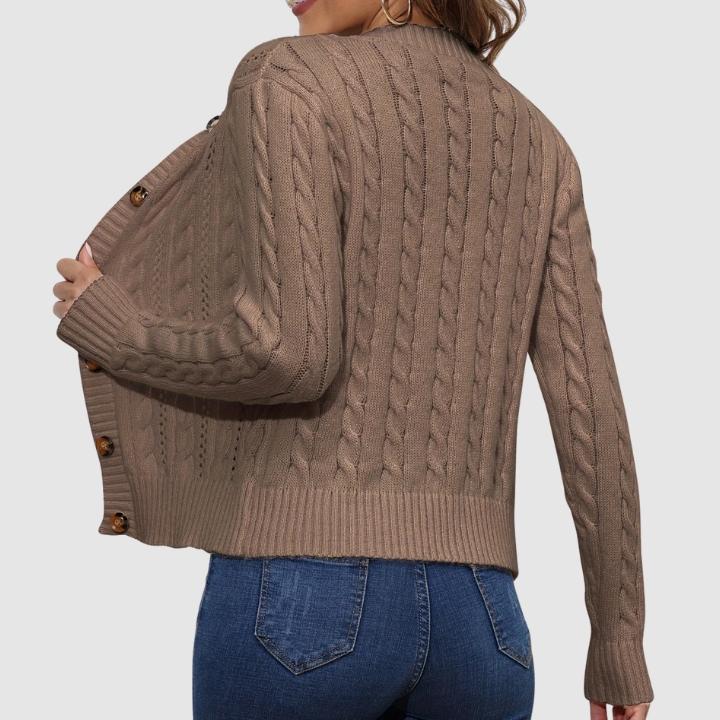 Women’s Classic Cable Knit Cardigan