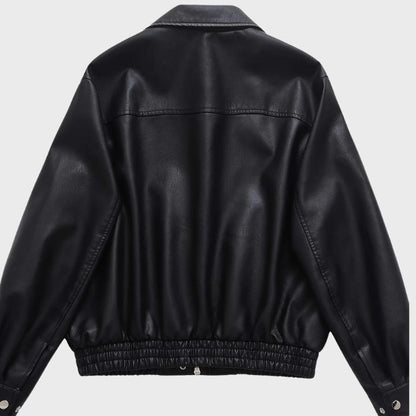Women’s Classic Faux Leather Jacket