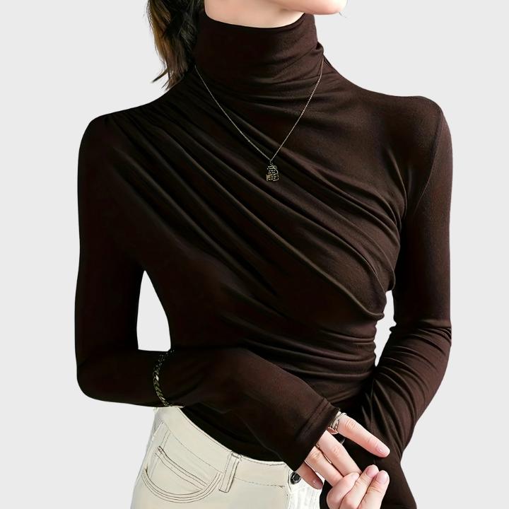 Women’s Sophisticated High Neck Blouse