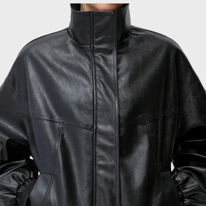 Women’s Retro High Neck Oversized Jacket