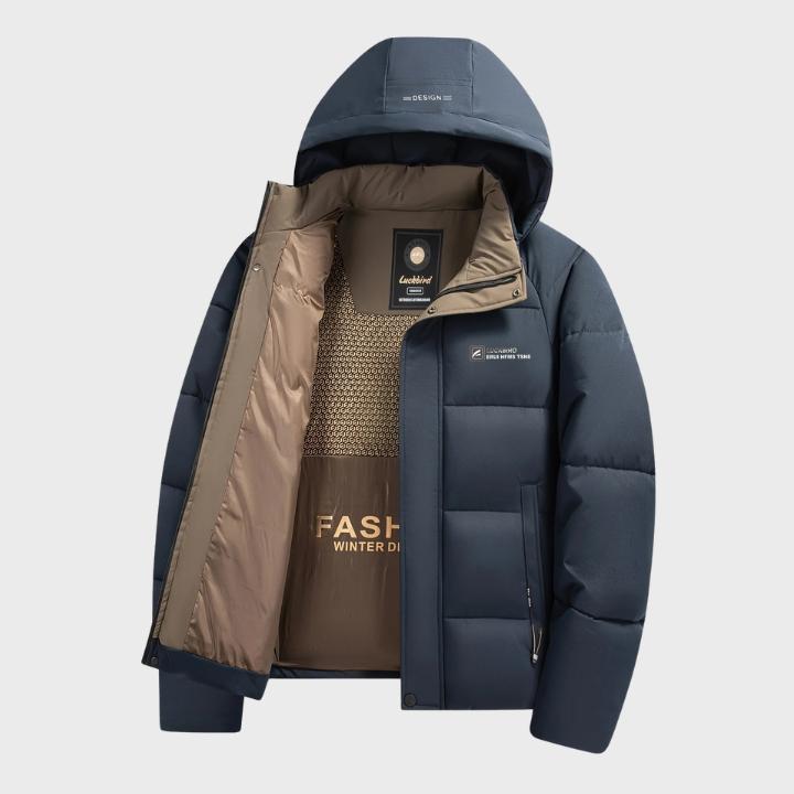 Men’s Thick Padded Hooded Outdoor Jacket