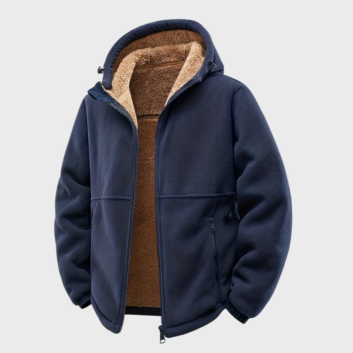 Men’s Cozy Full-Zip Fleece Hoodie