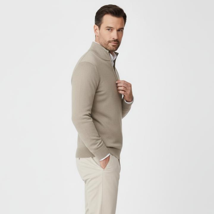 Men’s Modern Quarter Zip up Sweater