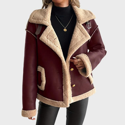 Women’s Two-Tone Faux Fur Jacket