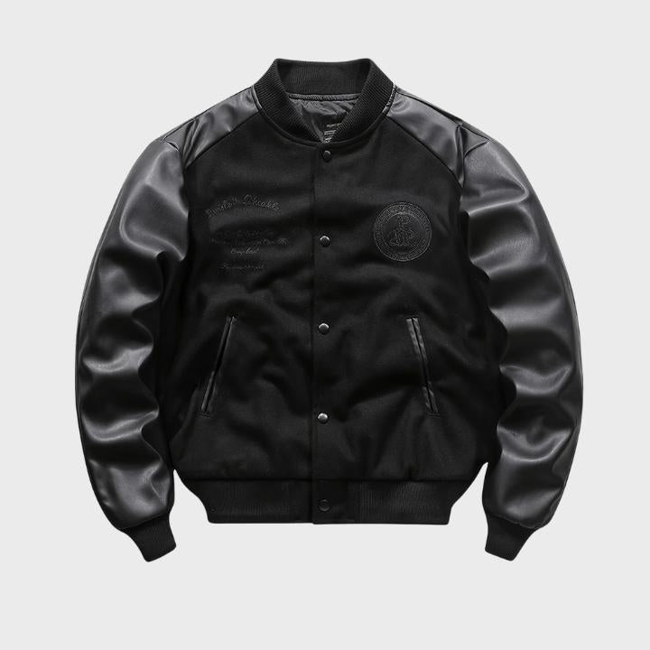 Men’s Retro Embroidered Baseball Jacket