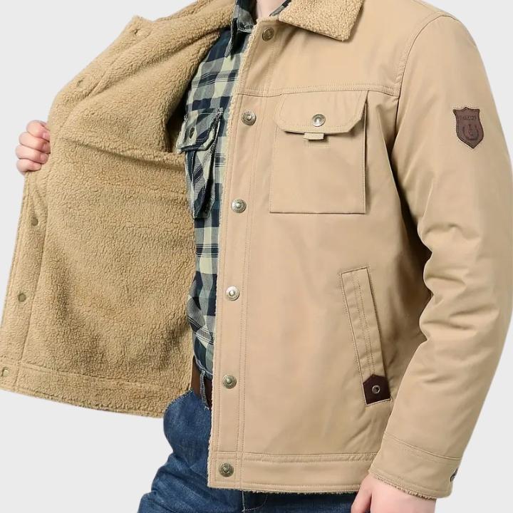 Men’s Warm Fleece Windbreaker Jacket