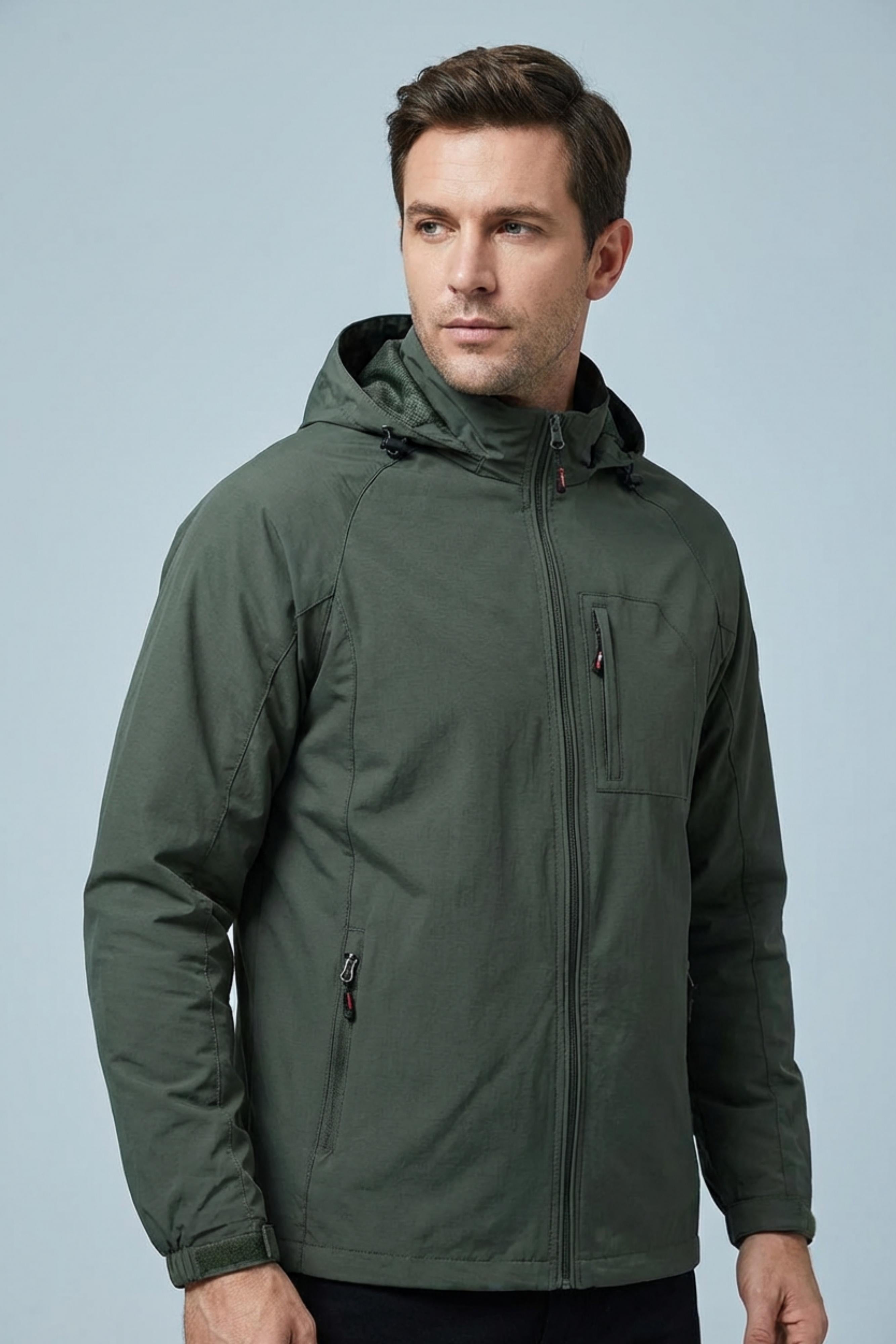 Men’s Casual Lightweight Cargo Outdoor Jacket