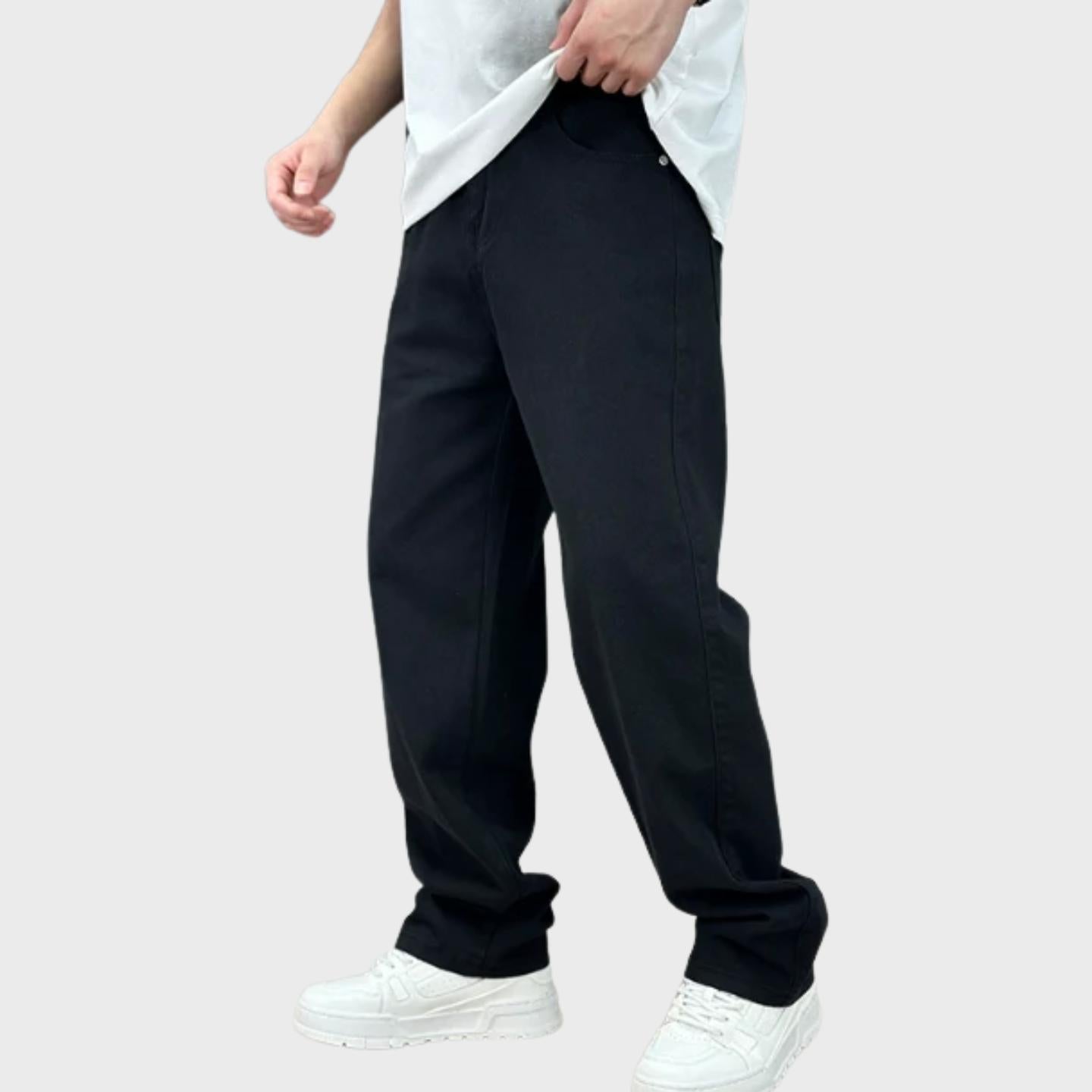 Men's Clean Cut Stylish Straight Leg Jeans