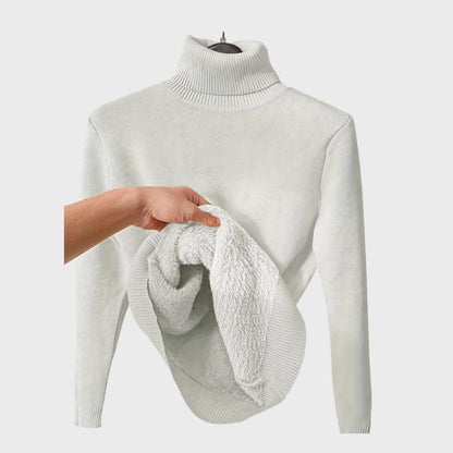 Women's Cozy High Neck Knit Sweater