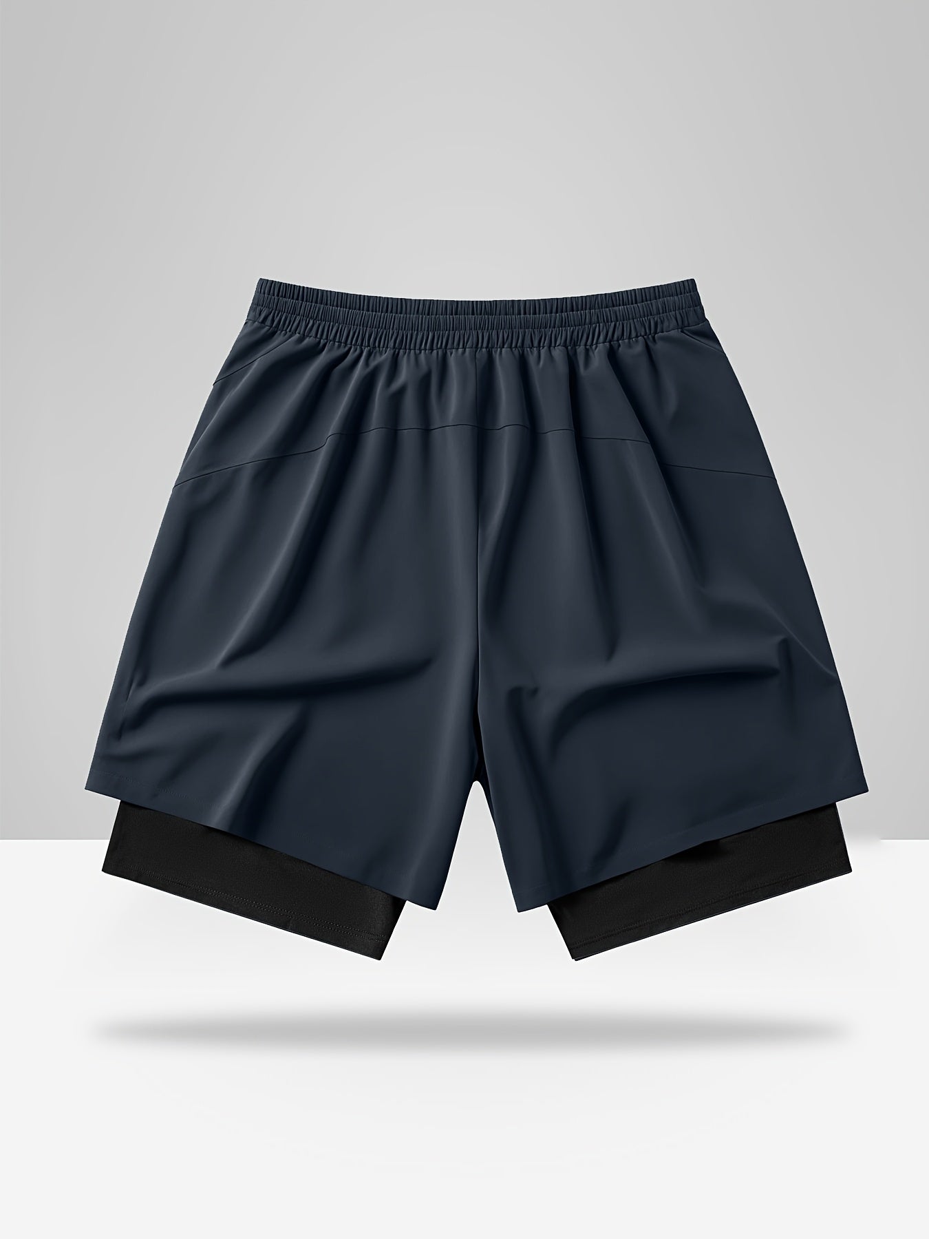 Men’s 2-In-1 Training Shorts – Lightweight Gym Shorts with Built-In Compression Liner