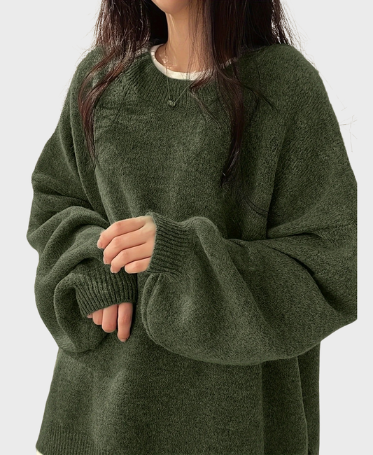 Oversized Crew Neck Sweater