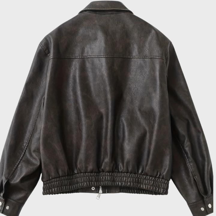 Women’s Classic Faux Leather Jacket