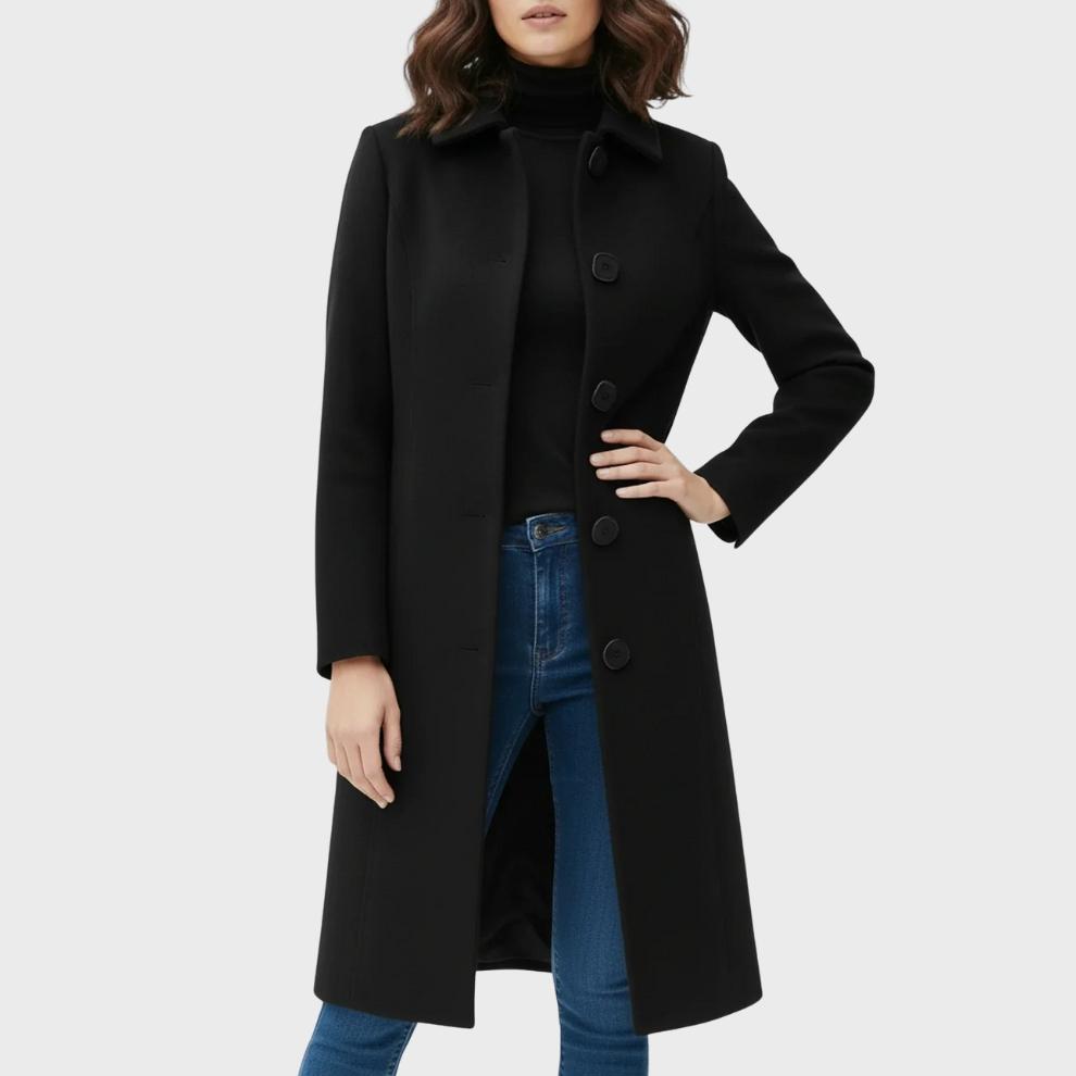 Women’s Classic Single Breasted Winter Trench Coat