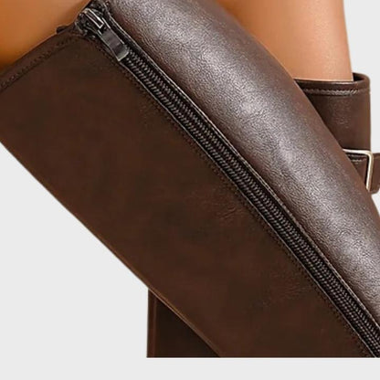 Women's Classic Knee-High Zipper Boots