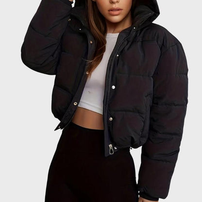 Women’s Drawstring Puffer Winter Jacket
