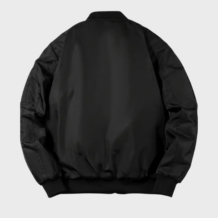 Men’s Casual Baseball Collar Bomber Jacket