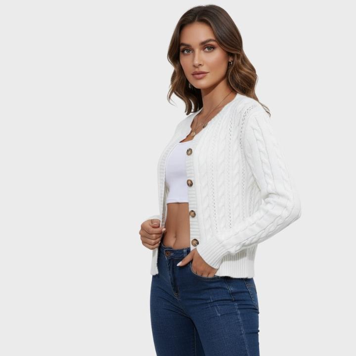 Women’s Classic Cable Knit Cardigan