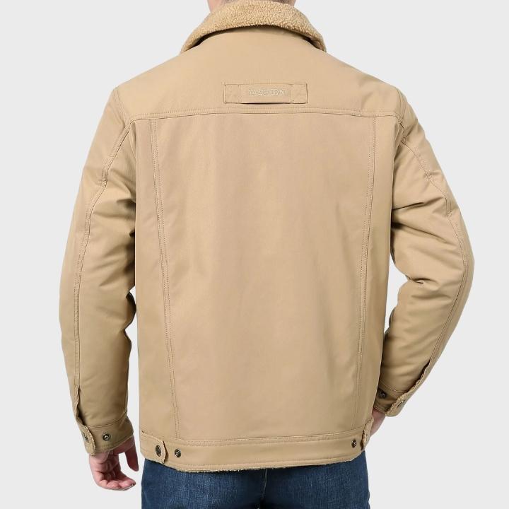 Men’s Warm Fleece Windbreaker Jacket