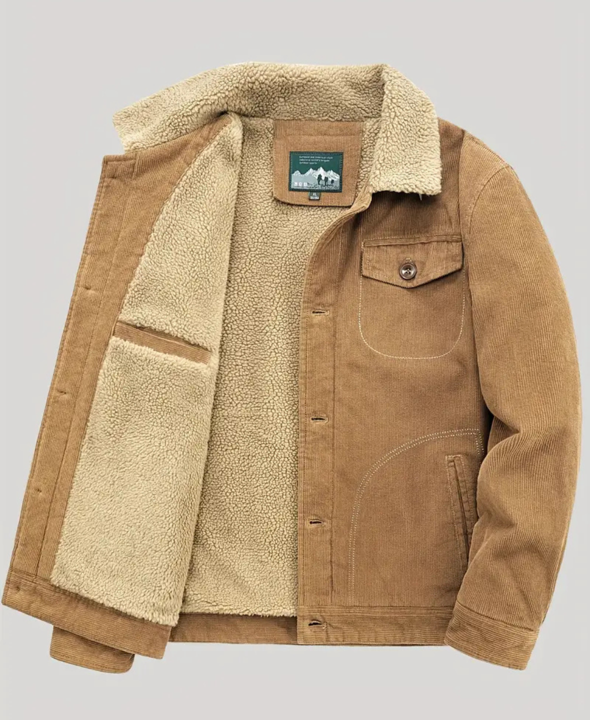 Men’s Fleece-Lined Outdoor Jacket