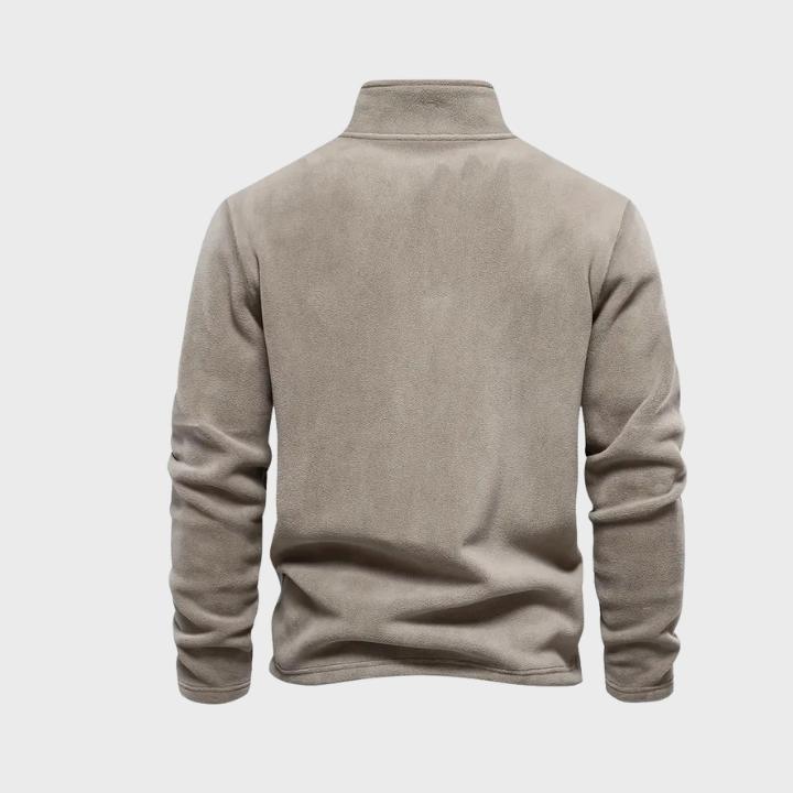 Men’s Thick Fleece Zip Sweater