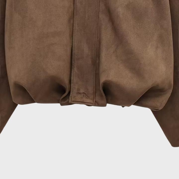 Women's Classic Drop Shoulder Bomber Jacket