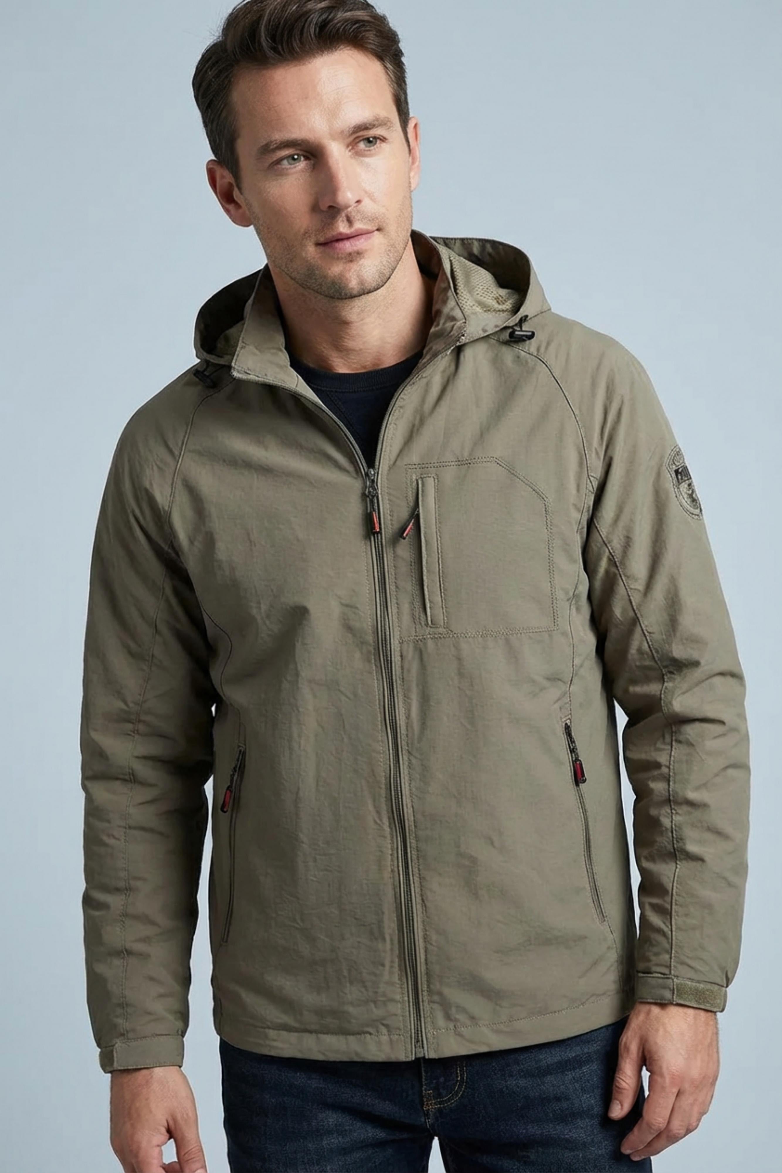 Men’s Casual Lightweight Cargo Outdoor Jacket