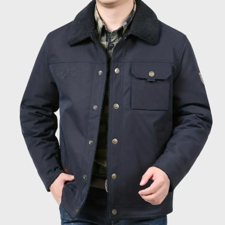 Men’s Warm Fleece Windbreaker Jacket