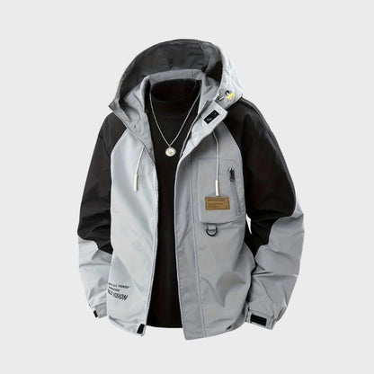 Men’s Plus Size Loose Fit Windbreaker Jacket