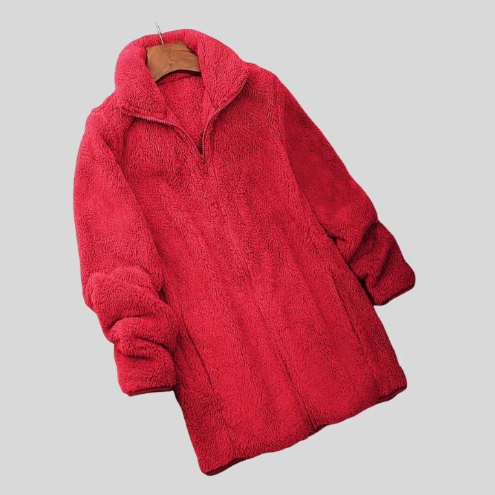 Women’s Zip-Up Teddy Coat