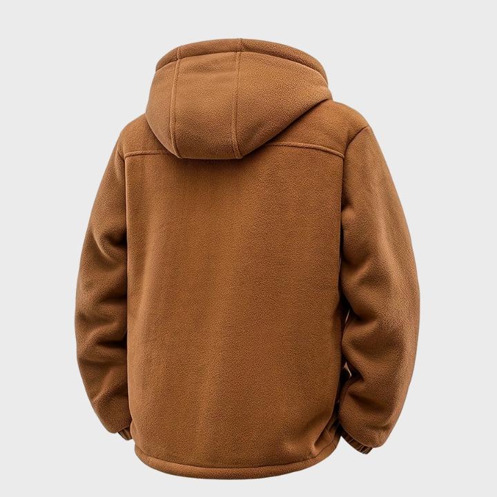 Men’s Cozy Full-Zip Fleece Hoodie