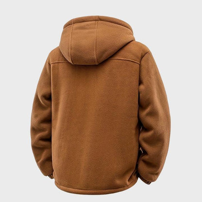 Men’s Cozy Full-Zip Fleece Hoodie