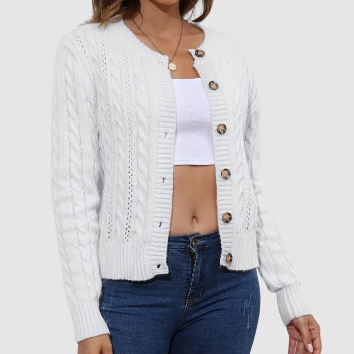 Women’s Classic Cable Knit Cardigan