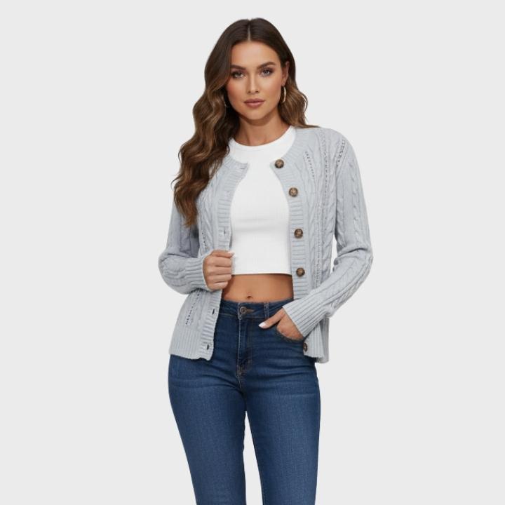 Women’s Classic Cable Knit Cardigan