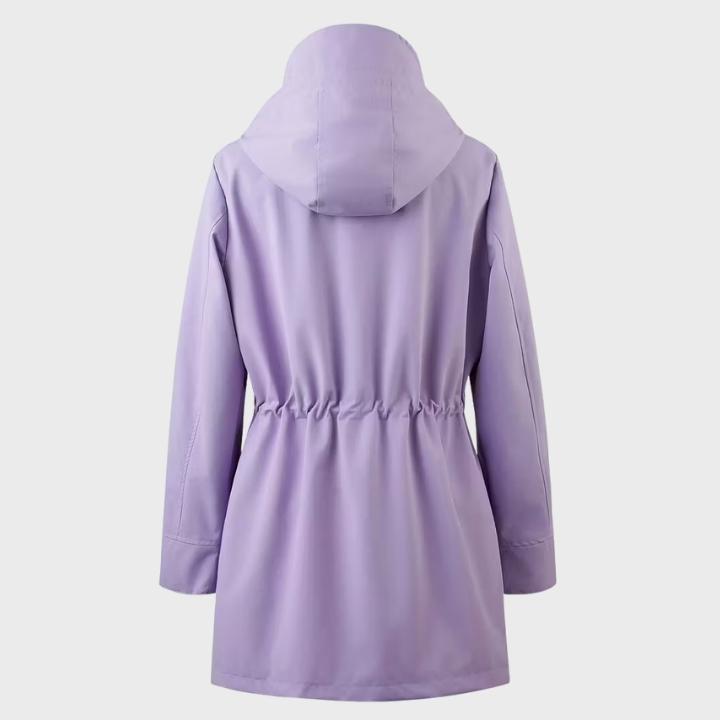 Women’s Hooded Zip-Up Trench Coat