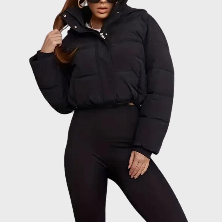 Women’s Drawstring Puffer Winter Jacket