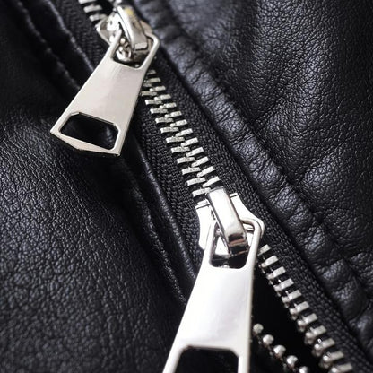 Women’s Classic Faux Leather Jacket