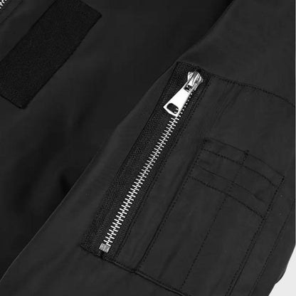 Men’s Casual Baseball Collar Bomber Jacket