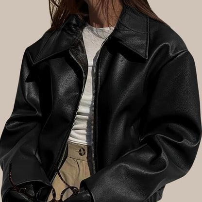 Women’s Retro Leather Jacket