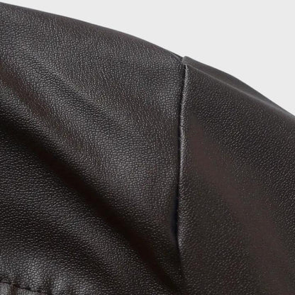 Men’s Casual Leather Motorcycle Jacket