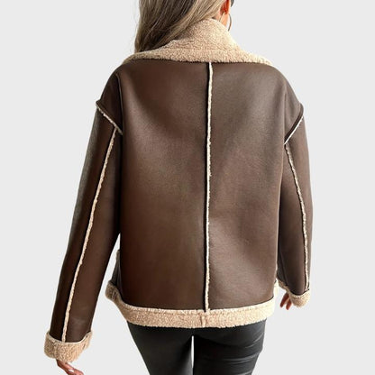 Women’s Two-Tone Faux Fur Jacket