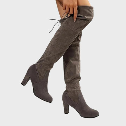 Women’s Knee-High Lace-Up Boots