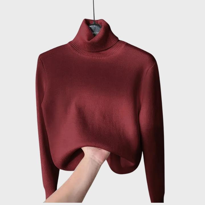 Women's Cozy High Neck Knit Sweater