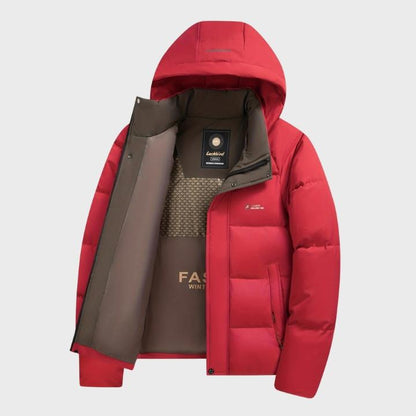 Men’s Thick Padded Hooded Outdoor Jacket