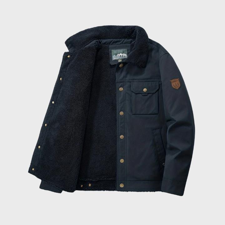 Men’s Warm Fleece Windbreaker Jacket