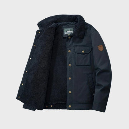 Men’s Warm Fleece Windbreaker Jacket