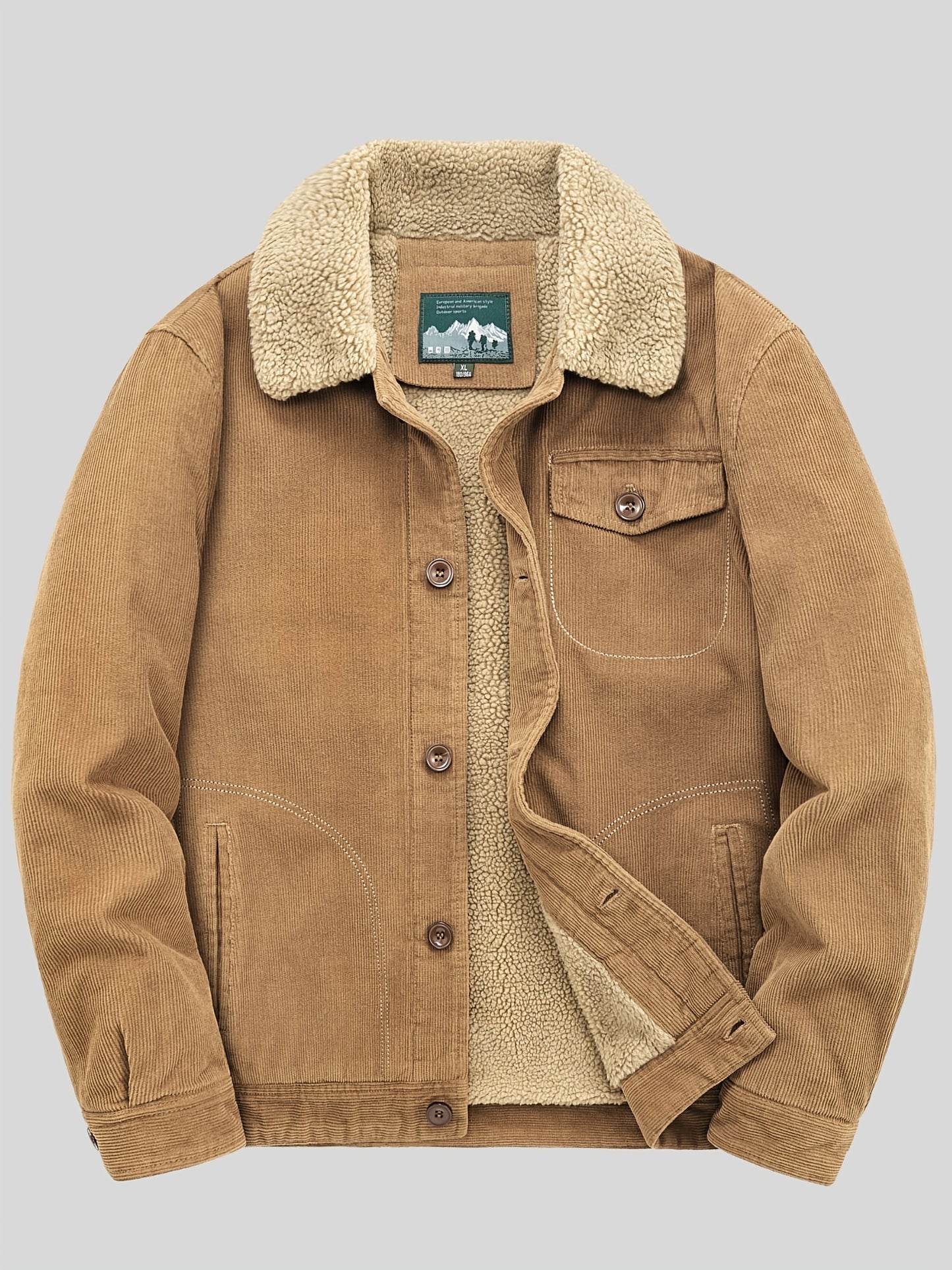 Men’s Fleece-Lined Outdoor Jacket