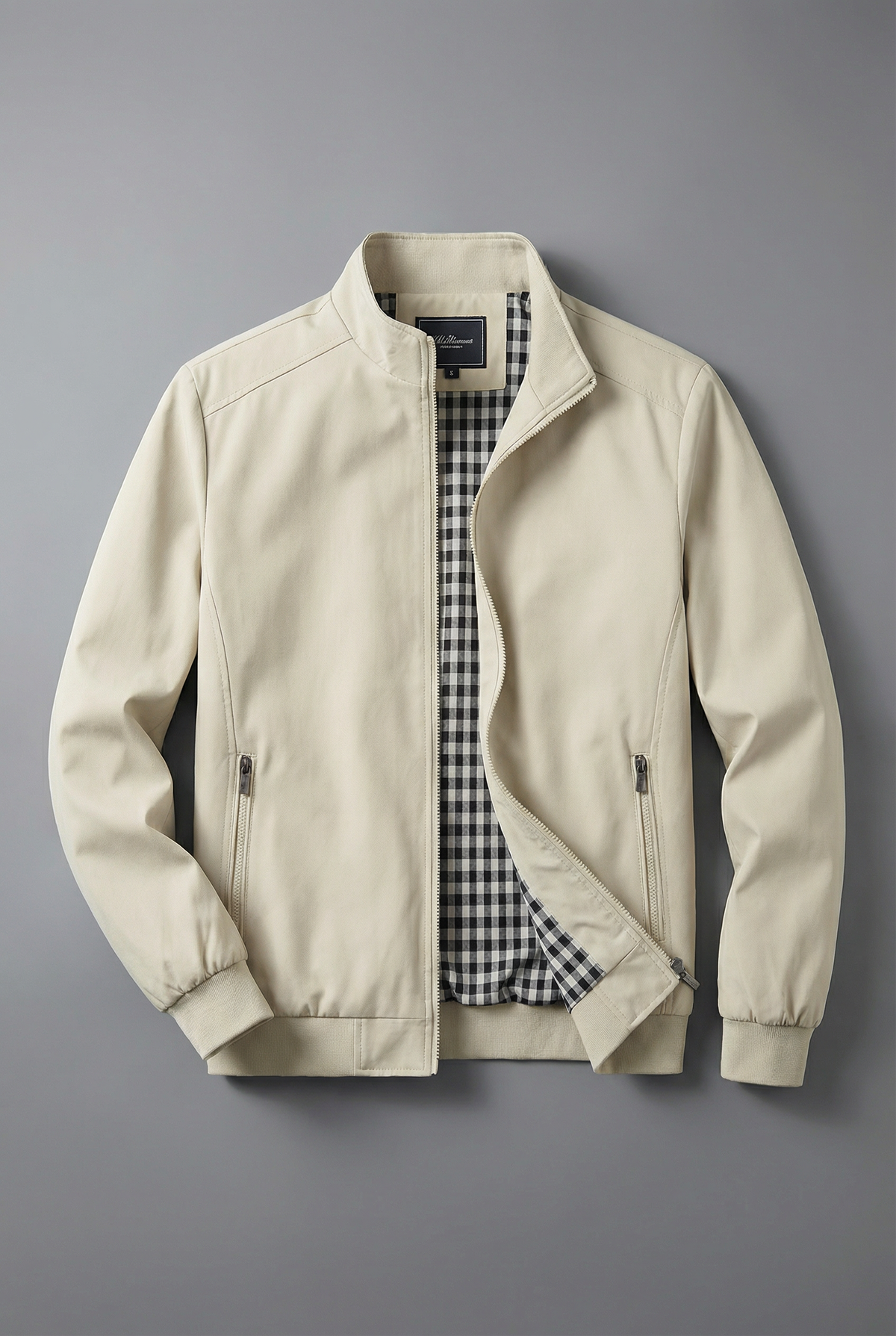 Men’s Jacket Lightweight Casual Zip Outerwear