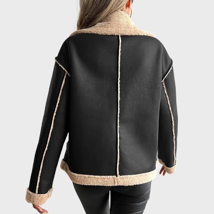 Women’s Two-Tone Faux Fur Jacket