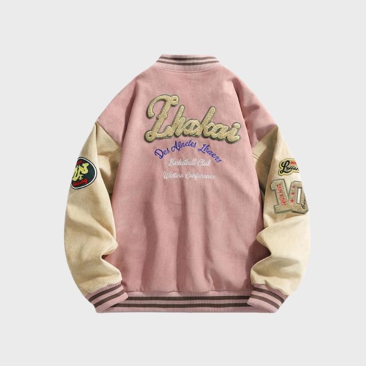 Men’s Trendy Patchwork Baseball Jacket