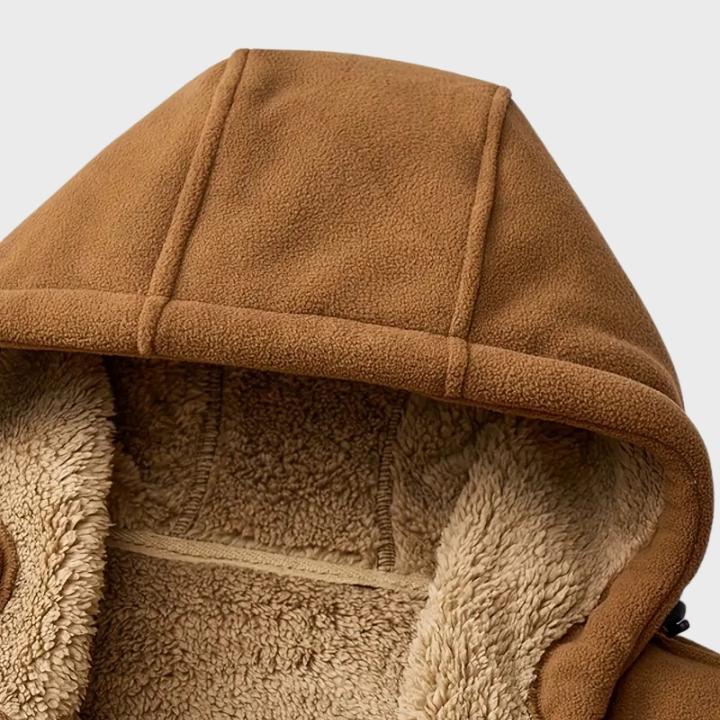 Men’s Cozy Full-Zip Fleece Hoodie